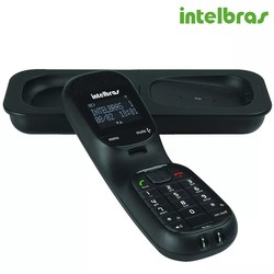 TELEFONE SEM FIO TS80V PRETO - INTELBRAS
