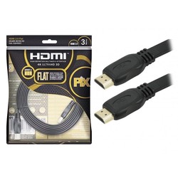 CABO HDMI 3 METROS FLAT 2.0 19 PINOS 4K REF 018-5023 - SANTANA