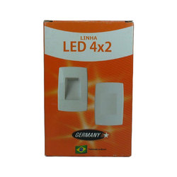 BALIZADOR EMBUTIR 4X2 LUZ DIRETA QUENTE 06510000 - GERMANY