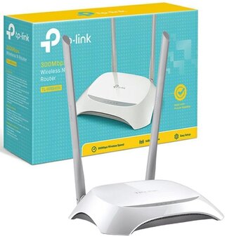 ROTEADOR TP-LINK WIRELESS TL-WR849N 300MBPS BRANCO