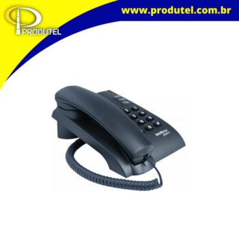 TELEFONE PLENO PRETO COM FIO - INTELBRAS