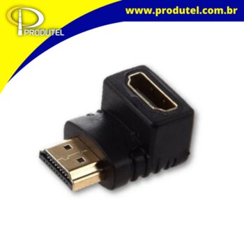 ADAPTADOR HDMI MACHO/FEMEA 90 GRAUS - REF 003-8603