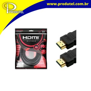 CABO HDMI 10 METROS 2.0 4K HDR 19 P 018-2230 - SANTANA