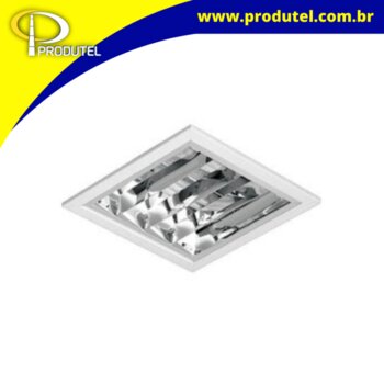 PLAFON PF60-E226 2X26W LAMPADA PL EMBUTIR - LUMIDEC