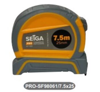 TRENA 7,5M X 25MM EMBORRACHADA COM TRAVA PRO-SF98061/7,5X25 - SETGA