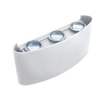 ARANDELA LED EFEITO SIERRA 6W 3000K BRANCA 18681 - ECOFORCE