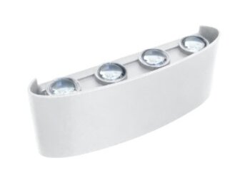 ARANDELA LED EFEITO SIERRA 8W 3000K BRANCA 18683 - ECOFORCE