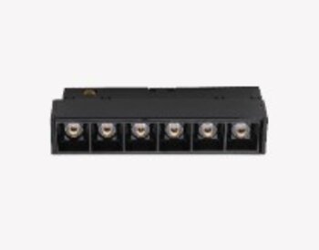 SPOT SOUL TRILHO FIXO 6W 2700K PRETO 24° 48V 93137  - OPUS