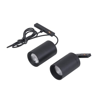 MINI SPOT LED ELYSA REDONTO EMBUTIR 3W 3000K BIVOLT PRETO S33021 - MBLED
