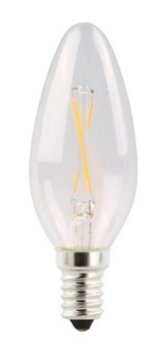 LÂMPADA VELA LED 2W 127V 2400K FILAM ENTO E14 STH6301/24 - STELLATECH