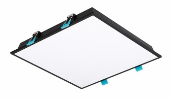 PAINEL LED 20W EDGE QUADRADO EMBUTIR 3000K PRETO BIVOLT STL22953PTO/30 - STELLAT