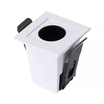 SPOT LED EMBUTIR POWERUS 2W 3000K BRANCO E PRETO 15° 6427 - NORDECOR
