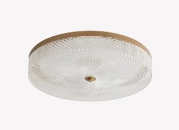 PLAFON LED REDONDO CRISTAL 36W 3000K BIVOLT - 84349 OPUS