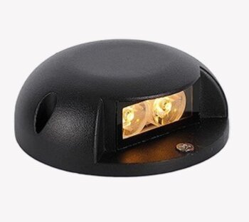 EMBUTIDO SOLO TRACE 2W 3000K PRETO BIVOLT IP67 84431 - OPUS