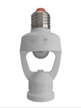 SENSOR PRESENCA SOQUETE E27 BRANCO - EXATRON
