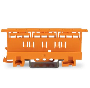 BASE MONTAGEM EM TRILHO 4MM LARANJA 0221-500 - WAGO