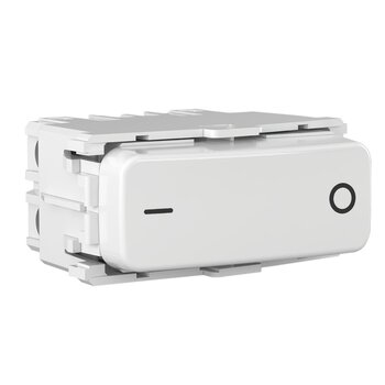 COMPOSE MODULO INTERRUPTOR BIPOLAR SIMPLES 10A 250V BRANCO 13203024 - WEG