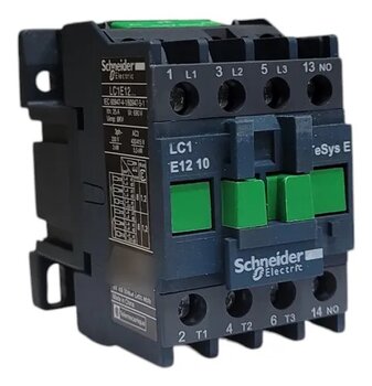 CONTATOR TRIPOLAR 12A LC1E12 220V 1NA