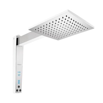 CHUVEIRO ACQUA CENTURY DIGITAL 220V 7500W BRANCO E CROMADO 7510631 - LORENZETTI