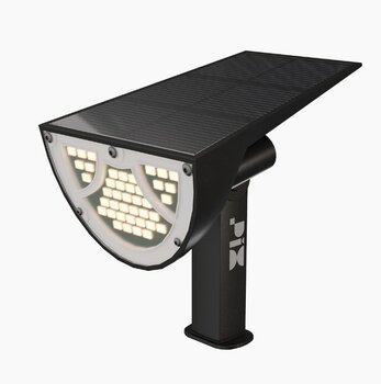 ESPETO SOLAR 10W 3000K IP65 PRETO 3.650.7831 - PIX