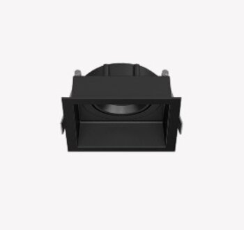 SPOT DICROICA MINI GENESIS MICROBORDA ALUMÍNIO PRETO MR11 89849 - OPUS