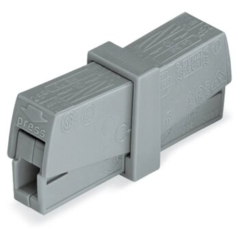 CONECTOR EMENDA PASSAGEM 0224-0201 - WAGO