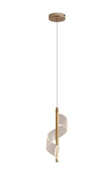 PENDENTE LED 4W 3000K DOURADA QD05234 - SINDORA