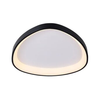 PLAFON LED CURVES 54W 3000K PRETO QX05622 - SINDORA