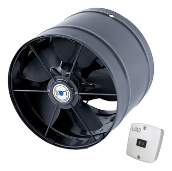 EXAUSTOR 20CM AXIAL BIV GRAFITE