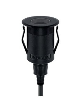 BALIZADOR LED SOLO WAY 1W 3000K PRETO COM GRADE 24° STL21712PTO/30 - STELLA