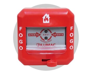 ACIONADOR MANUAL ENDEREÇÁVEL SOBREPOR AMQ-E 0020007 - FIRETRON