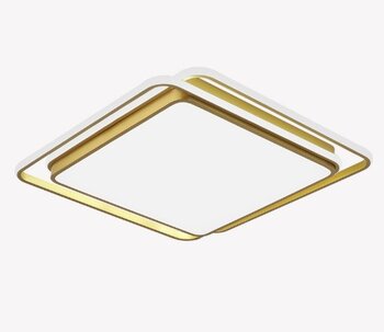 PLAFON LED HOOP 72W MULTICOR DOURADO BIVOLT 82925 - OPUS